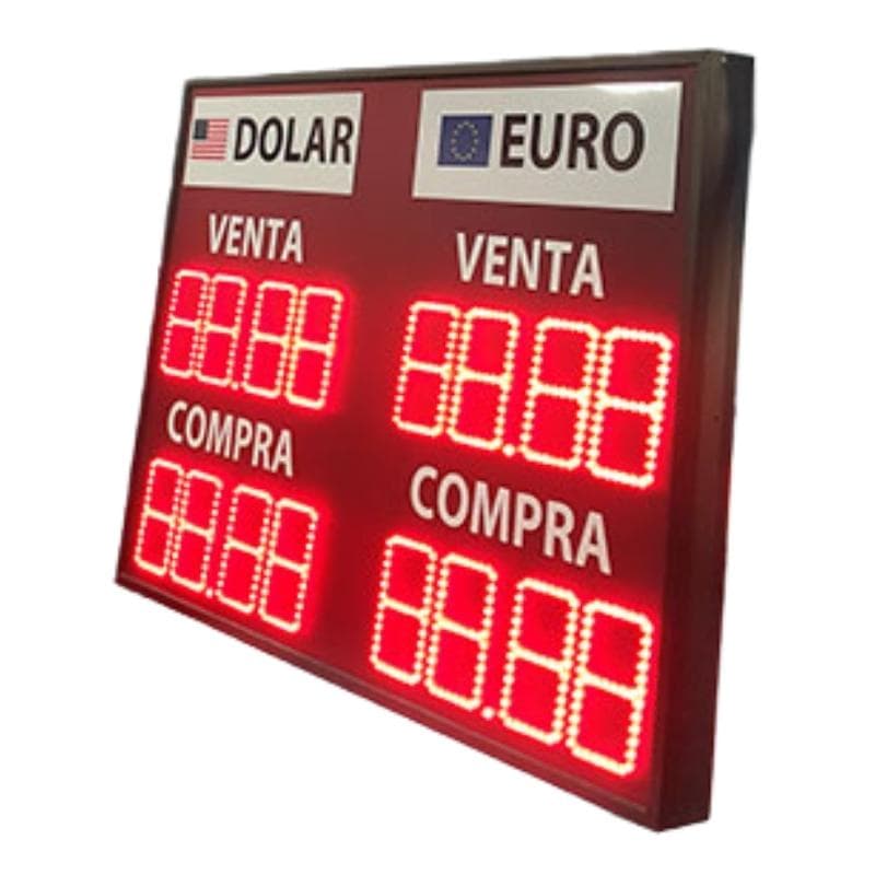 Vista posterior del gabinete exterior led smd