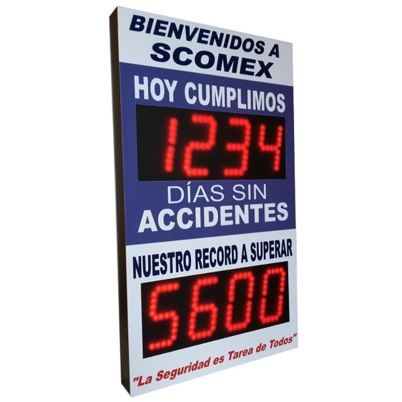 Vista posterior del gabinete exterior led smd