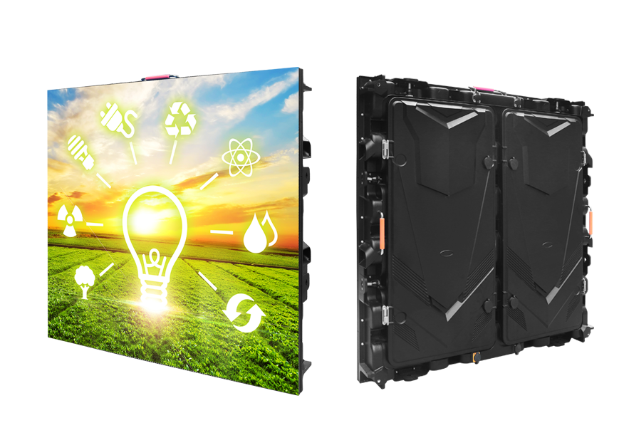 pantalla fija para exterior con ahorro de energia